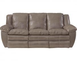 Aria Smoke Collection 4191 by Catnapper Italian Leather Reclining Sofa